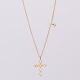 Zirconia Cross Necklace