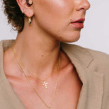Zirconia Cross Necklace