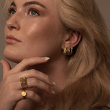 Textured Hoops (medium)