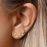 Flower Vine Ear Climbers