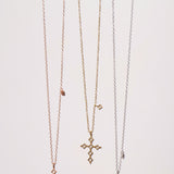 Zirconia Cross Necklace