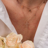 Zirconia Cross Necklace