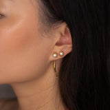 Drop Pearl Earrings (akoya)